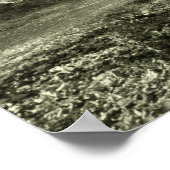 Baum und Brücke im Central Park Poster (Ecke)