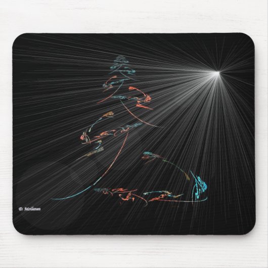 Baum und der Nachtstern Mousepad (Vorne)
