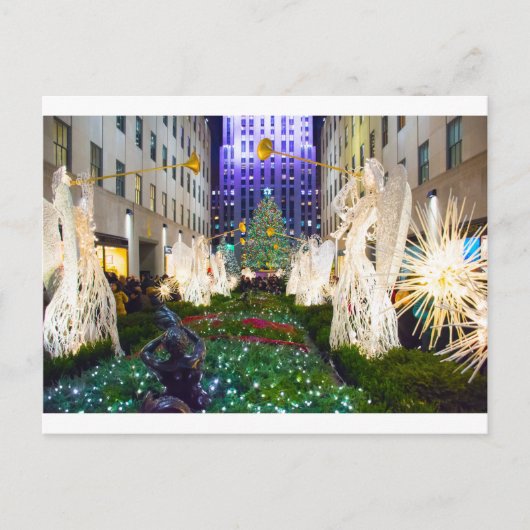 Baum und Engel 2015 Postkarte (Vorderseite)