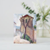 Baum und Haus von Amedeo Modigliani Postkarte (Stehend Vorderseite)