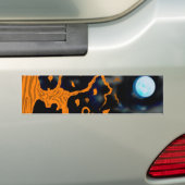 Baum und Mond Autoaufkleber (Auf Auto)