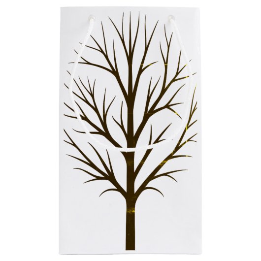 Baum- und Pflanze-Geschenktasche Kleine Geschenktüte (Rückseite)