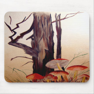 Baum-und Pilz-Mausunterlage Mousepad