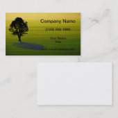 Baum-und Rasen-Service-Landschaftsgestaltung Visitenkarte (Vorne/Hinten)