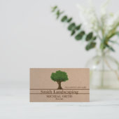 Baum- und Rasenservice Landschaftsgärtnerei Visitenkarte (Stehend Vorderseite)
