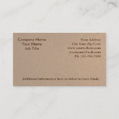 Baum- und Rasenservice Landschaftsgärtnerei Visitenkarte (Rückseite)