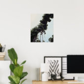 Baum und Reben im Dschungel Poster (Heimbüro)