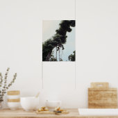 Baum und Reben im Dschungel Poster (Küche)