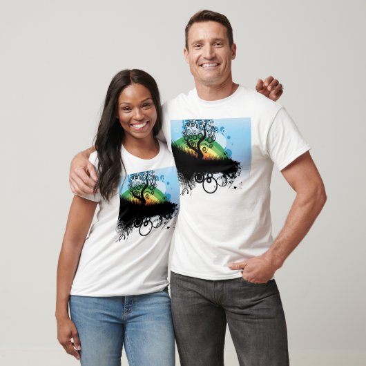 Baum und Regenbogen T-Shirt (Unisex)