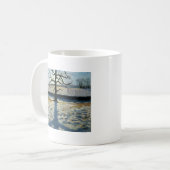 Baum und Schatten Calke Abtei Derbyshire Kaffeetasse (Vorderseite Links)