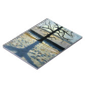 Baum und Schatten Calke Abtei Derbyshire Notizblock (Linke Seite)