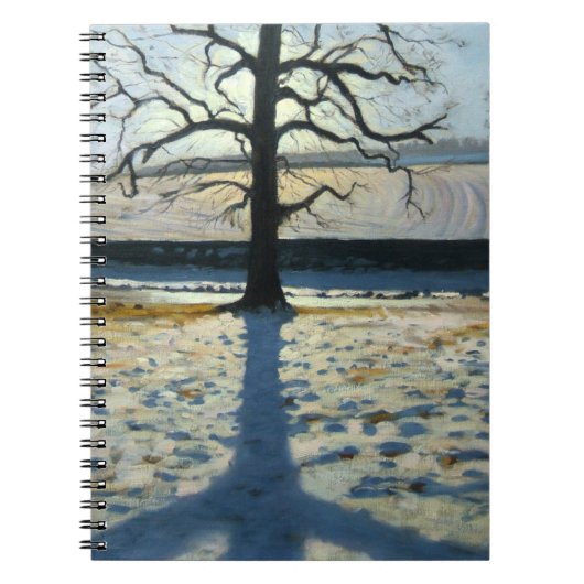 Baum und Schatten Calke Abtei Derbyshire Notizblock (Vorderseite)