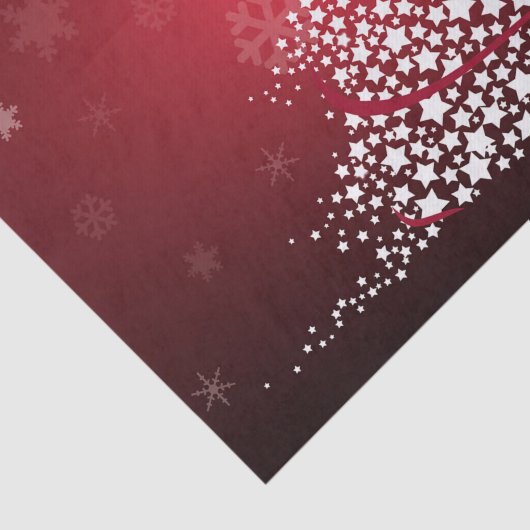 Baum und Schnee 2 Seidenpapier (Ausschnitt)