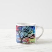 Baum-und Tinten-transparente Schichten Espressotasse (Rechts)