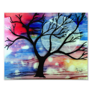 Baum-und Tinten-transparente Schichten Fotodruck