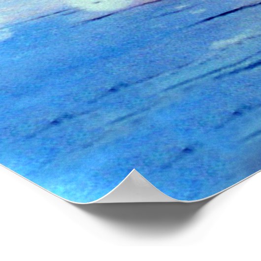 Baum- und Tintenschicht Poster (Ecke)