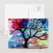 Baum- und Tintenschicht Postkarte (Vorne/Hinten)