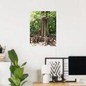 Baum und Wurzeln Poster (Heimbüro)