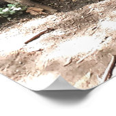 Baum und Wurzeln Poster (Ecke)