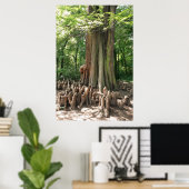 Baum und Wurzeln Poster (Heimbüro)