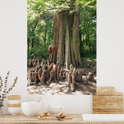 Baum und Wurzeln Poster (Küche)