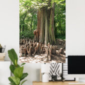 Baum und Wurzeln Poster (Heimbüro)