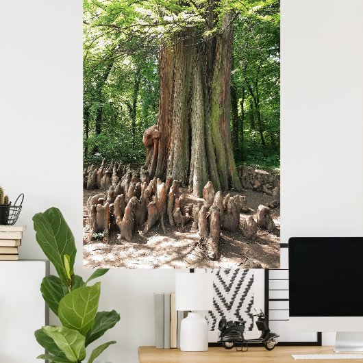 Baum und Wurzeln Poster (Heimbüro)