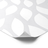 Baum verlassen poster (Ecke)