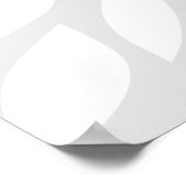 Baum verlassen poster (Ecke)