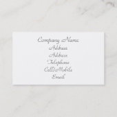 BAUM VISITENKARTE (Rückseite)