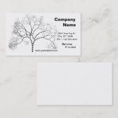 Baum-Visitenkarte Visitenkarte (Vorne/Hinten)