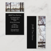 Baum-Visitenkarte Visitenkarte (Vorne/Hinten)