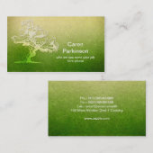 Baum-Visitenkarte Visitenkarte (Vorne/Hinten)