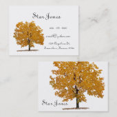 Baum-Visitenkarte Visitenkarte (Vorne/Hinten)