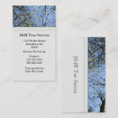 Baum-Visitenkarte Visitenkarte (Vorne/Hinten)