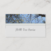Baum-Visitenkarte Visitenkarte (Rückseite)