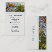 Baum-Visitenkarte Visitenkarte (Vorne/Hinten)
