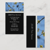 Baum-Visitenkarte Visitenkarte (Vorne/Hinten)