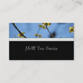 Baum-Visitenkarte Visitenkarte (Rückseite)