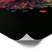 Baum/Vogelfeder/Fingerabdruck Poster (Ecke)