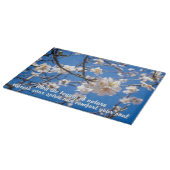 Baum von Blume inspirierend Schneidebrett (Ecke)