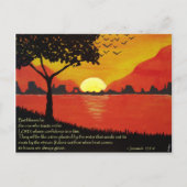 Baum von der Wasser-Inspirationsquelle-Karte Postkarte (Vorderseite)