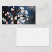 Baum von Gedanken Visitenkarte (Vorne/Hinten)