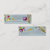 Baum von Gesundheit und Wellness Mini Visitenkarte (Vorne/Hinten)