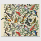 "Baum von Grosbeak" (Vögel) giftwrap Geschenkpapier (Flach)