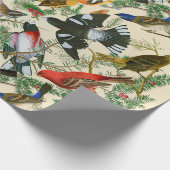 "Baum von Grosbeak" (Vögel) giftwrap Geschenkpapier (Ecke)