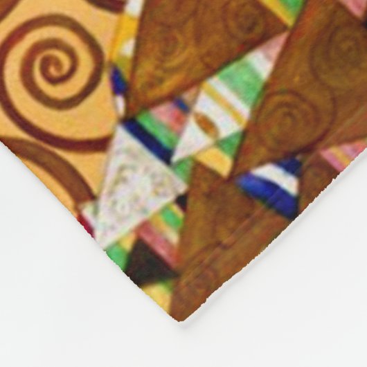 Baum von Gustav Klimt Fleecedecke (Ecke)
