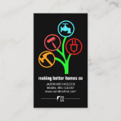 Baum von Handyman-Tools Visitenkarte (Vorderseite)