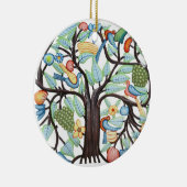 BAUM VON LEBEN Amulett Keramikornament (Rechts)