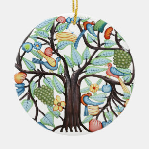 BAUM VON LEBEN Amulett Keramikornament